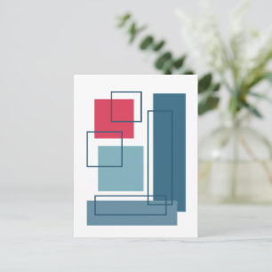 Carte Postale Blocs Abstraits 1 Conception Géométrique