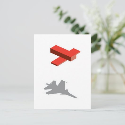 Carte Postale Blocs avion (Debout devant)