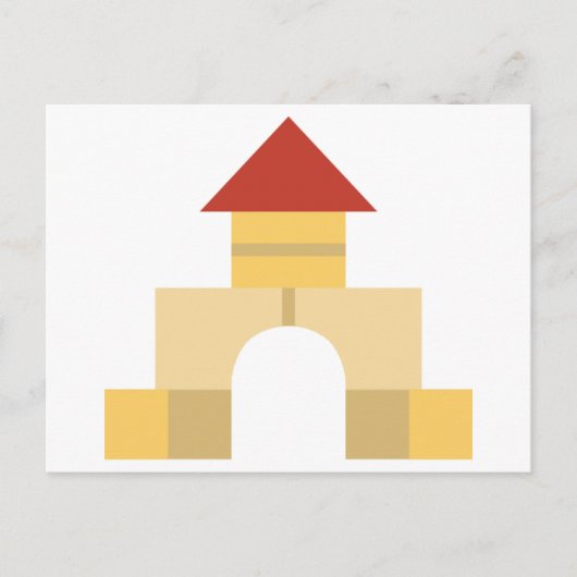 Carte Postale blocs de construction (Devant)