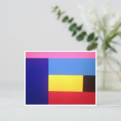 Carte Postale blocs de couleur (Debout devant)