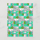 Carte Postale Blocs de jouets petits - vert (Devant)