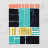Carte Postale Blocs géométriques (Devant)