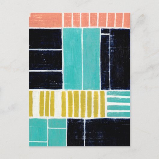 Carte Postale Blocs géométriques (Devant)
