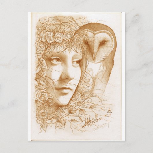 Carte Postale Blodeuwedd (Devant)