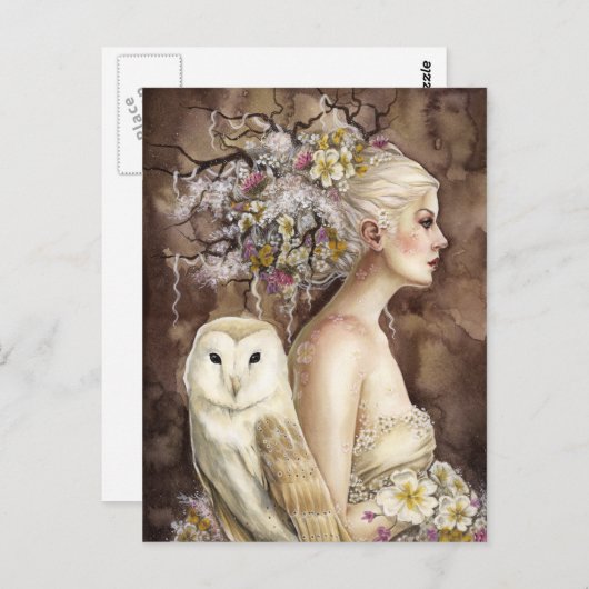 Carte Postale Blodeuweded in Bloom (Devant / Derrière)