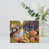 Carte Postale Bloemgracht Amsterdam Summer (Debout devant)