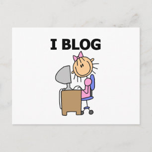 Carte Postale Blogueuse