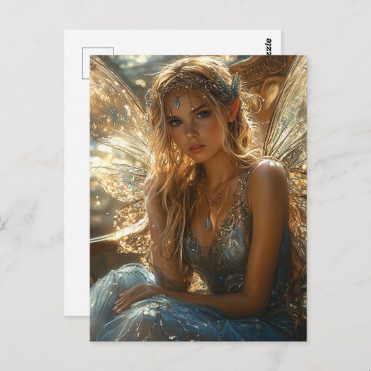 Carte Postale Blond Fairy (Devant / Derrière)