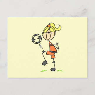 Carte Postale Blond Stick Figure