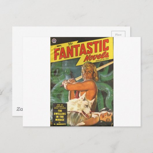 Carte Postale Blond Swordsman (Devant / Derrière)