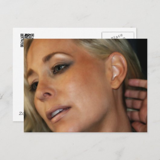 Carte Postale Blond Woman (Devant / Derrière)