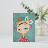 Carte postale Blonde Blue Eyes (Debout devant)