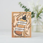 Carte Postale Blonde Bouteille de teinture de cheveux Feminine C (Debout devant)