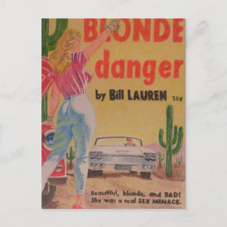 Carte postale Blonde Danger