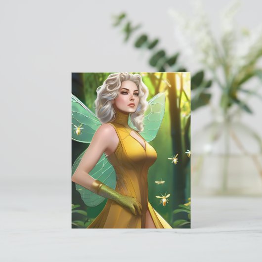 Carte postale Blonde Fairy (Debout devant)