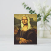 Carte Postale Blonde Mona Lisa (Debout devant)