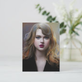 Carte Postale Blonde sexy (Debout devant)