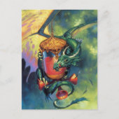 Carte postale Blood Dragon | Illustration du drago (Devant)