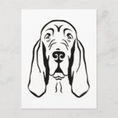 Carte Postale Bloodhound (Devant)
