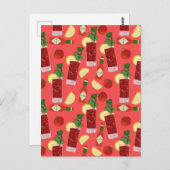 Carte Postale Bloody Mary (Devant / Derrière)