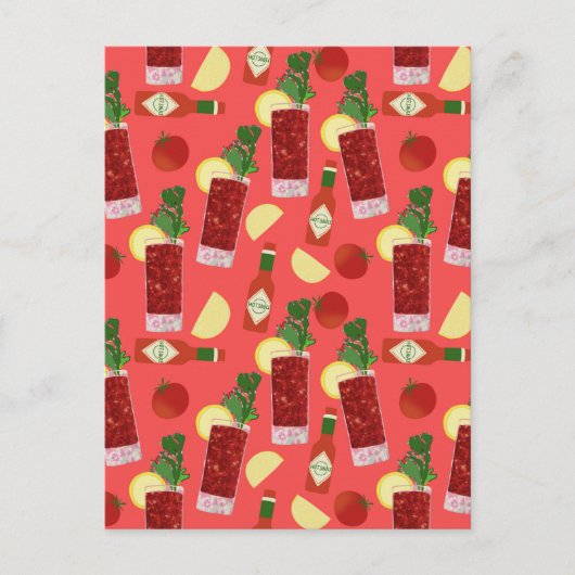 Carte Postale Bloody Mary (Devant)