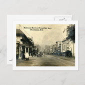 Carte Postale Bloomfield Ave., Montclair, New Jersey Vintage (Devant / Derrière)