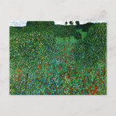Carte Postale Blooming Poppy Field Gustav Klimt (Devant)