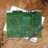 Carte Postale Blooming Poppy Field Gustav Klimt