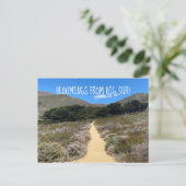 Carte Postale Bloomings de Big Sur ! (Debout devant)
