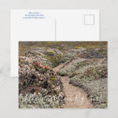 Carte Postale Bloomings de Big Sur ! (Devant / Derrière)