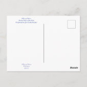 Carte Postale Bloomings from California : Ceanothus Dark Star (Dos)