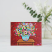 CARTE POSTALE BLOOMS (Debout devant)
