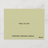 CARTE POSTALE BLOOMS (Dos)