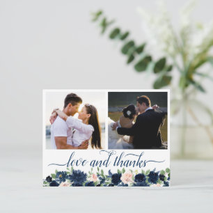 Carte Postale Blooms Chics   Marine et Merci photo Blush 2