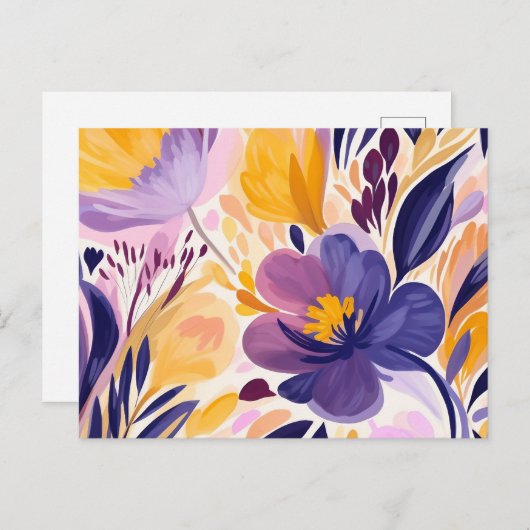 Carte Postale Blooms enchantés (Devant / Derrière)