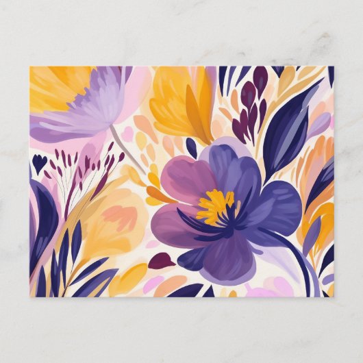 Carte Postale Blooms enchantés (Devant)