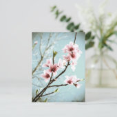 Carte Postale Blossements Au Printemps (Debout devant)