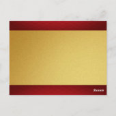 Carte Postale Blossom Chinese Snake année papier coupé VPC (Dos)