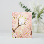 Carte Postale Blossom de vue rose (Debout devant)