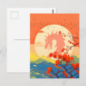 CARTE POSTALE BLOSSOM NATURE MOUNTAINE DRAGON (Devant / Derrière)