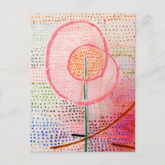 Carte Postale Blossoming (1934) de Paul Klee - Art Abstrait (Devant)