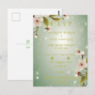 Carte Postale Blossoms of Love" Collection Faire-part de mariage