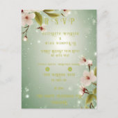 Carte Postale Blossoms of Love" Collection Faire-part de mariage (Devant)