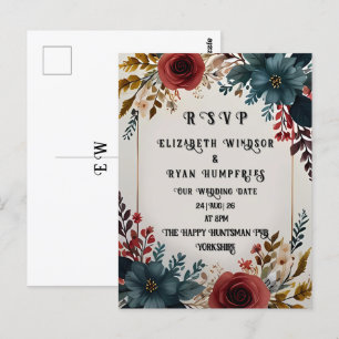 Carte Postale Blossoms of Love" Collection Faire-part de mariage