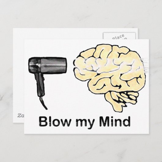 Carte Postale Blow my Mind (Devant / Derrière)