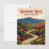 Carte Postale Blowing Rock États-Unis (Devant / Derrière)