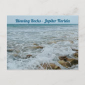 Carte Postale Blowing Rocks Jupiter Floride (Devant)