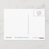 Carte postale Blue Baubles (Dos)