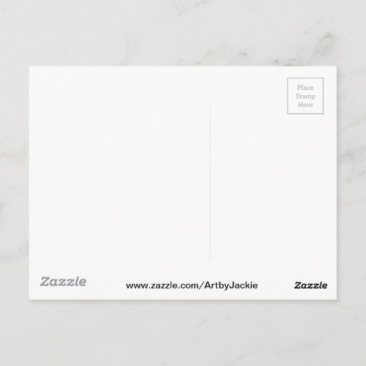 Carte postale Blue Betta Fish (Dos)