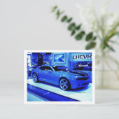 Carte Postale "Blue Camaro" © 2009 S.J. (Debout devant)